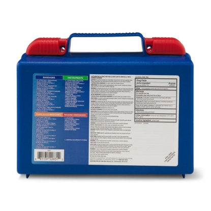 Johnson & Johnson Safe Travels Portable Emergency First Aid Kit 70 pc