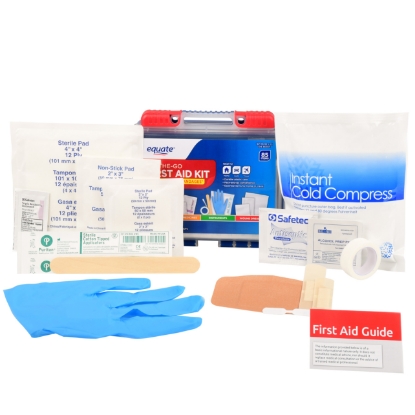 Equate On-The-Go First Aid Kit 85 Items 2 Pack