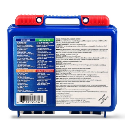 Equate On-The-Go First Aid Kit 85 Items 2 Pack