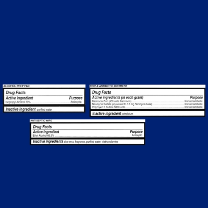 Equate On-The-Go First Aid Kit 85 Items 2 Pack