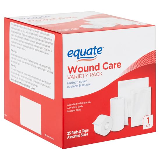 Equate Wound Care Kit Variety Pack