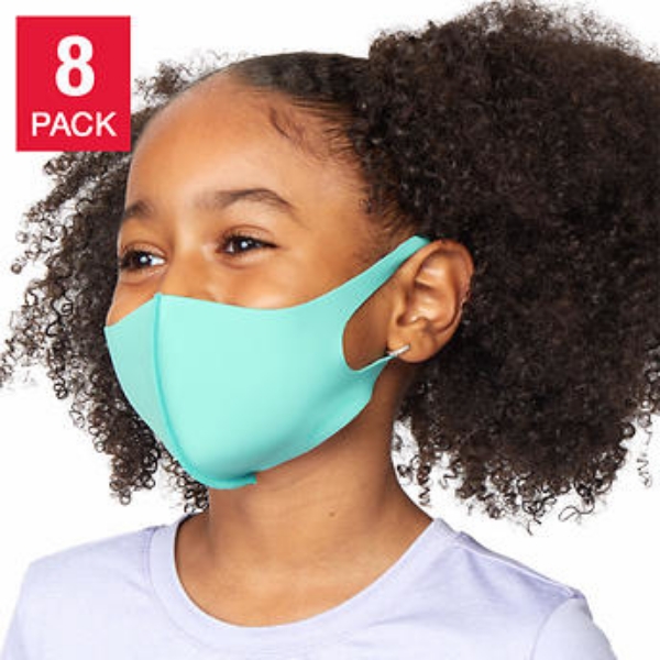 32 Degrees Kid's Unisex Face Cover 8 pack