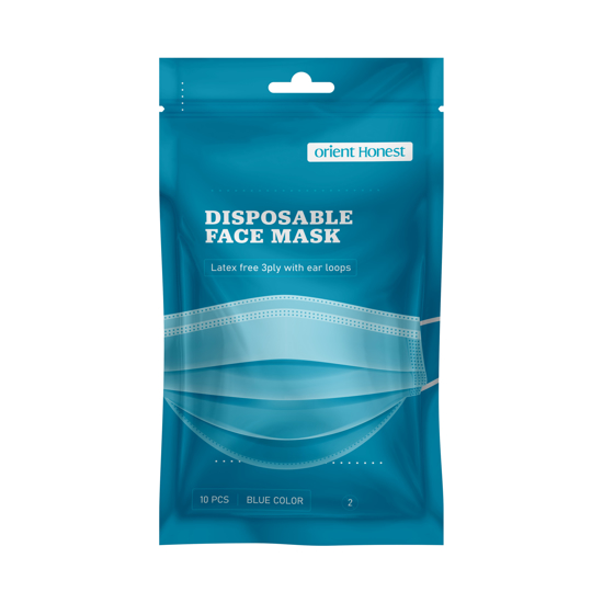3 Ply Disposable  Face Masks 10 ct Pack