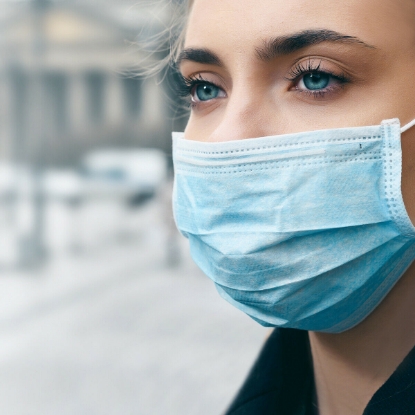 25 unit Disposable Face Masks 3 Ply Non-Woven Fabric Soft & Comfortable Safety Cover Guard against unseen airborne substances Pollen Smoke Air Pollution with Free Resealable Bag