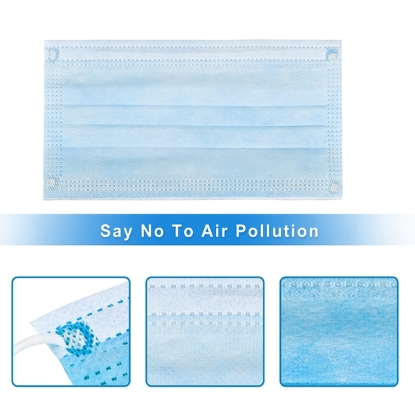 Disposable Breathable Face Mask 3 Layper Ear Loop 50 pcs