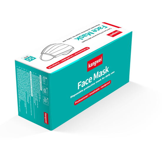 Disposable 3 Ply Face Mask 50 Pack