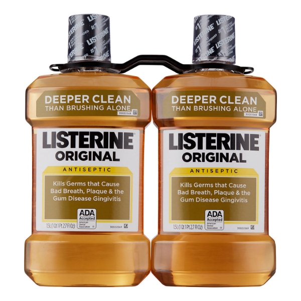 Listerine Original Antiseptic 1.5L 2 pk