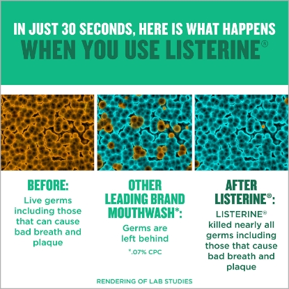 Listerine Freshburst Antiseptic Mouthwash 1.5L 2 pk