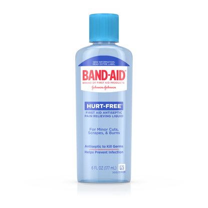 Band Aid Brand First Aid Hurt Free Antiseptic Wash Treatment 6 fl. oz 2 pack