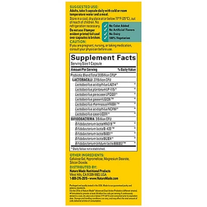 Nature Made Ultra Strength Probiotic Solution 50 ct