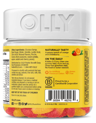 Olly Kids Worms 70ct