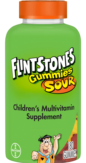Flintstones Sour Gummies Kids Vitamins Multivitamin for Kids 180 Ct