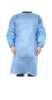 Gowns Disposable Surgical Isolation Medical Protective Clothing Non-woven with Elastic Cuff 1 Count