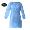 Isolation Gown Poly Coated Elastic Cuffs Clothing Fluid Resistant Impervious Medical Grade Level 2