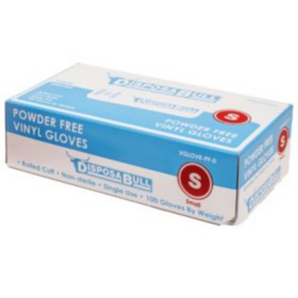 DisposaBull Powder-Free Vinyl Gloves Choose Your Size