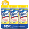 Lysol Disinfecting Wipes Lemon & Lime Blossom 105 ct 3 X 35 ct