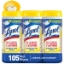 Lysol Disinfecting Wipes Lemon & Lime Blossom 105 ct 3 X 35 ct