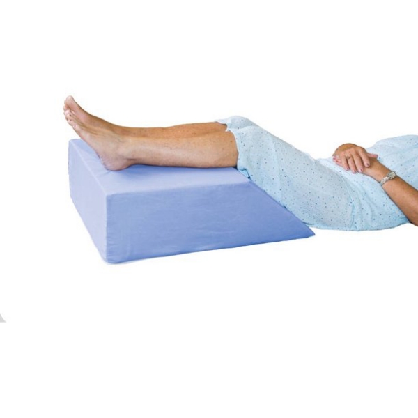 Essential Medical Supply Elevating Leg Support 20"x 26" x 8" Blue Cotton Poly Cover