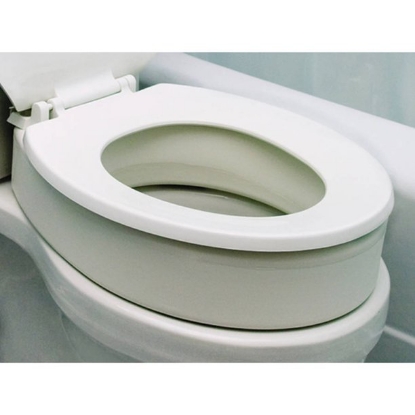 Essential Medical Supply Toilet Seat Riser Standard Shape 3.5"