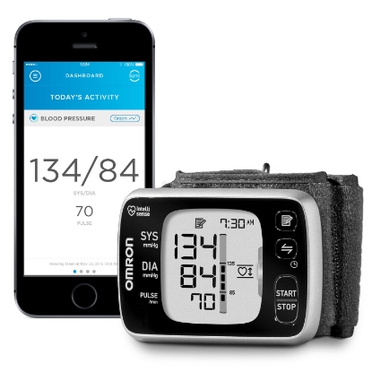 Omron 10 Series Wireless Wrist Blood Pressure Monitor with Bluetooth Smart Connectivity