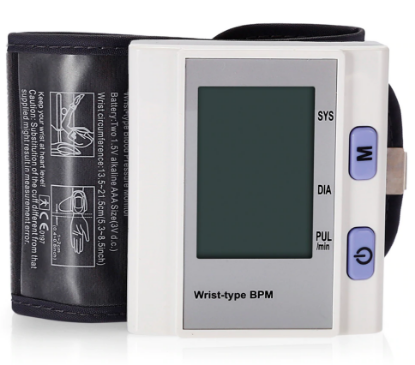 Wrist Fully Automatic Blood Pressure monitor Cuff  Digital  BP-201M