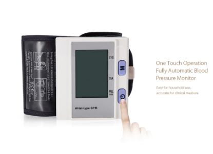 Wrist Fully Automatic Blood Pressure Cuff Digital BP-201M