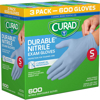 Picture of Curad Durable Nitrile Exam Gloves Small 600 ct
