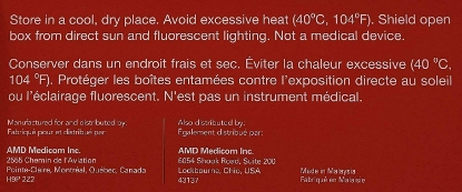 Picture of Medicom Vulcan Nitrile Gloves Latex-Free General Purpose Indigo Color Medium 150 Count