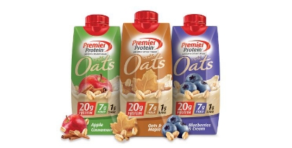 Premier Protein 20g Protein with Oats Shake, Apple Cinnamon 11 fl  oz 12 pk