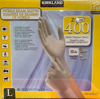 Picture of Kirkland Signature Nitrile Exam Multi-Purpose Large Gloves Latex-free 200-Count , 2-Pack (Total 400-Count Gloves