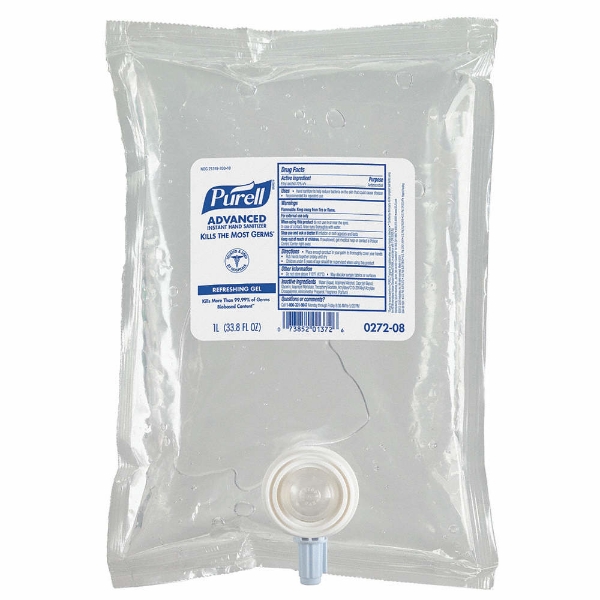 Purell Advanced Instant Hand Sanitizer NXT Refill (1000ml, 8 pk.)