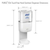 Purell Professional Hand Sanitizer ES6 Starter Kit, White Dispenser