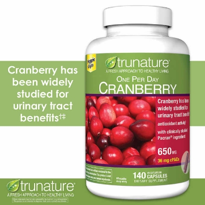 Picture of Trunature Pacran Cranberry 650 mg 140 Vegetarian Capsules