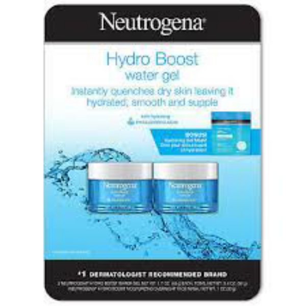 Neutrogena Hydro Boost Water Gel Twin pack with Bonus Mask 1.7 fl oz. 2 pk