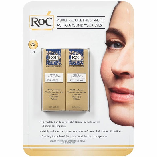 RoC Retinol Correxion Anti-Aging Eye Cream Treatment 0.5 fl.oz. 2 pk