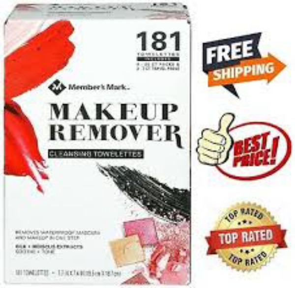Member's Mark Makeup Remover Cleansing Towelettes (181 ct.)