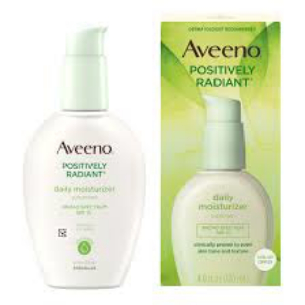 Aveeno Positively Radiant Daily Moisturizer, SPF 15 4.0 fl. oz, 2 pk.