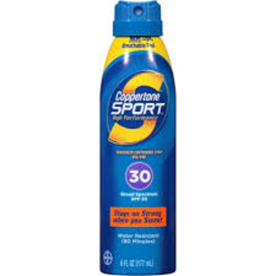 Coppertone Sport Continuous Spray Sunscreen, SPF 30 6.9 oz. 3 pk.