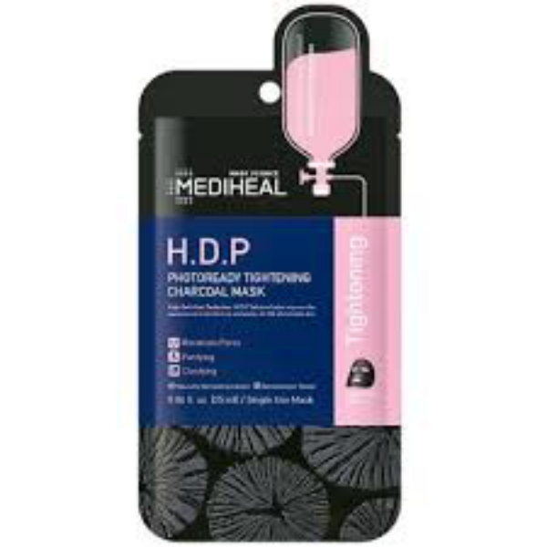 Mediheal H.D.P Photoready Tightening Charcoal Mask 10 ct.