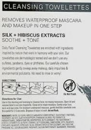 Member's Mark Makeup Remover Cleansing Towelettes 181 ct.