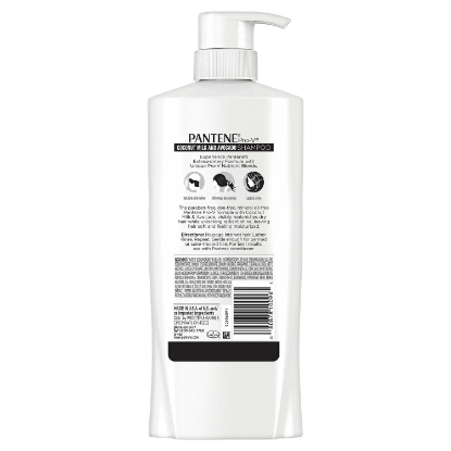 Pantene Pro-V Paraben Free, Dye Free, Mineral Oil Free Coconut Milk and Avocado Moisturizing Shampoo for Dry Hair  38.2 fl. oz.