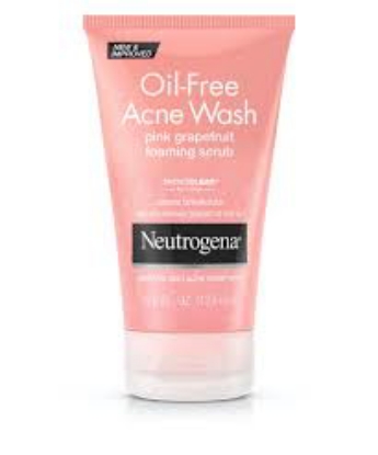 Neutrogena Oil-Free Pink Grapefruit Exfoliating Acne Face Wash and Foaming Scrub 6.7 fl. oz. 2 pk.