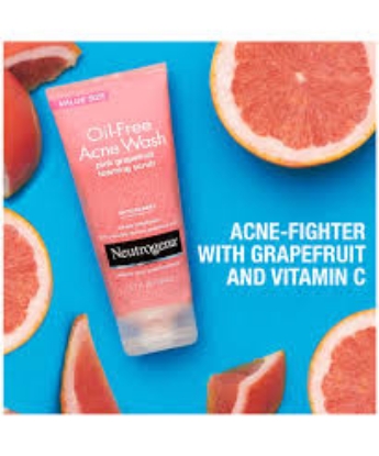 Neutrogena Oil-Free Pink Grapefruit Exfoliating Acne Face Wash and Foaming Scrub 6.7 fl. oz. 2 pk.