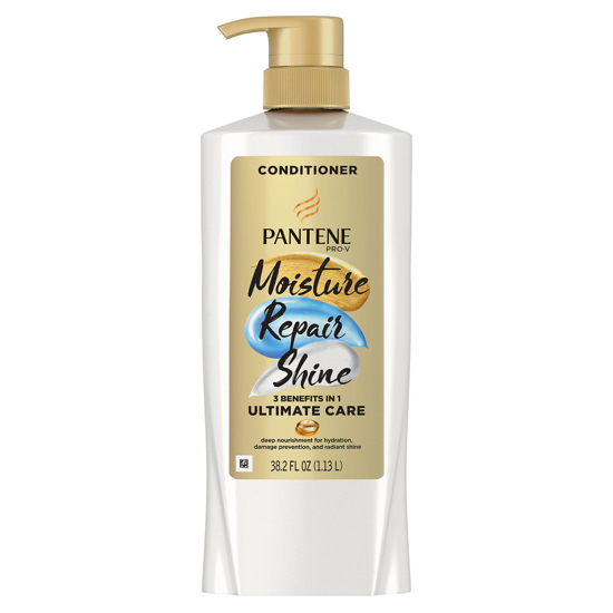 Pantene Pro-V Ultimate Care Moisture + Repair + Shine Conditioner for Damaged Hair and Split Ends 38.2 fl. oz.