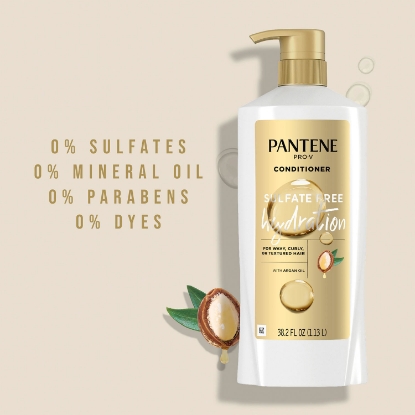 Pantene Pro-V Sulfate Free Hydration Conditioner with Argan Oil 38.2 fl. oz.