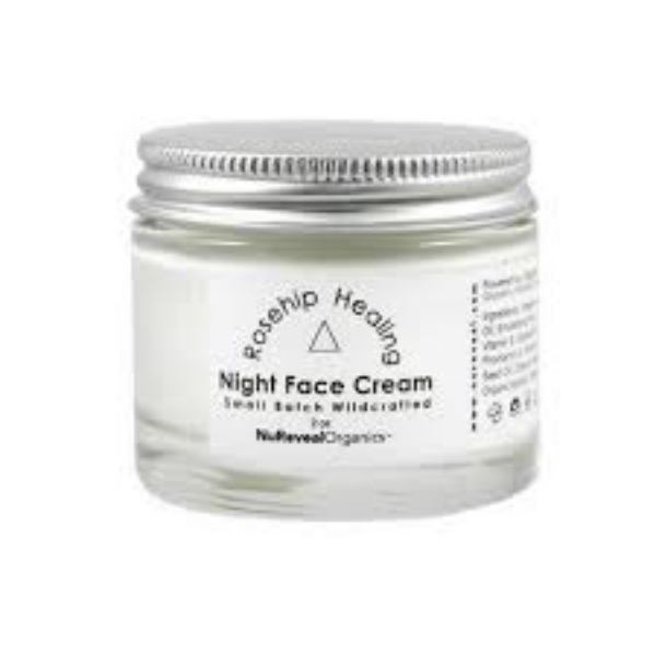 NuReveal Organics Rosehip Healing Night Cream, 2.0 oz