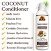 OKAY Coconut Oil Deep Moisturizing Shampoo and Conditioner - Sulfate, Silicone, Paraben Free 12 oz., 2pk.