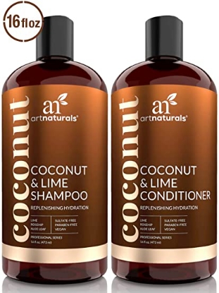 Artnaturals Coconut Lime Shampoo & Conditioner Duo