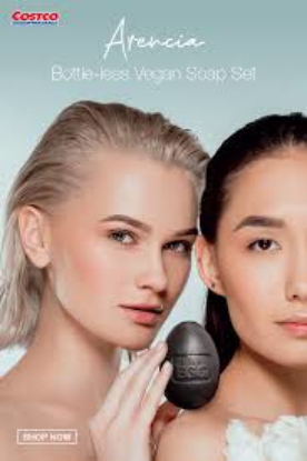 ARENCIA Bottle-less Vegan Soap Set