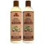 OKAY Black Jamaican Castor Oil Moisture Growth Shampoo and Conditioner - Sulfate, Silicone, Paraben Free 12 oz. 2pk.